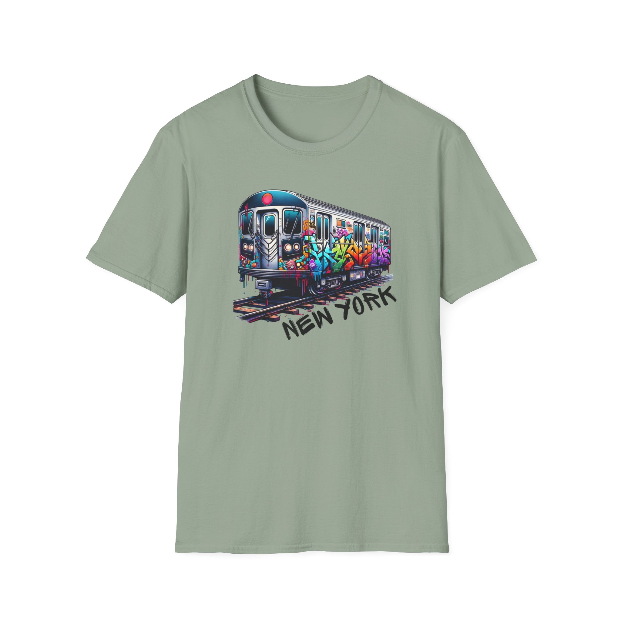 New York Graffiti Subway Car, NYC Train T-Shirt