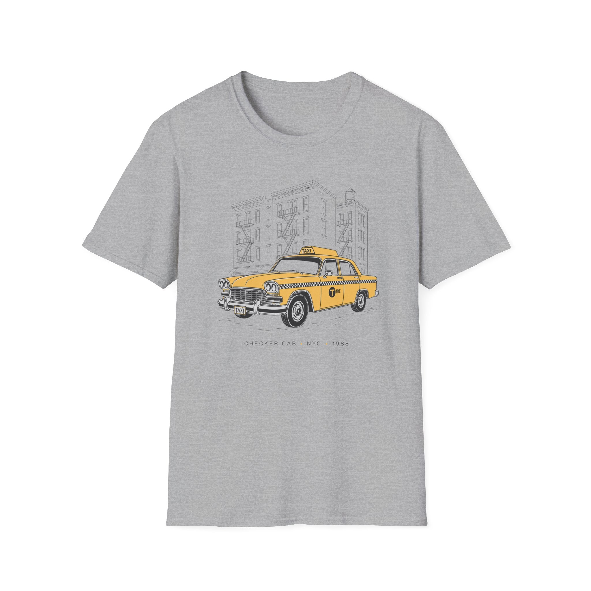 Checkered Cab NYC Taxi T-Shirt