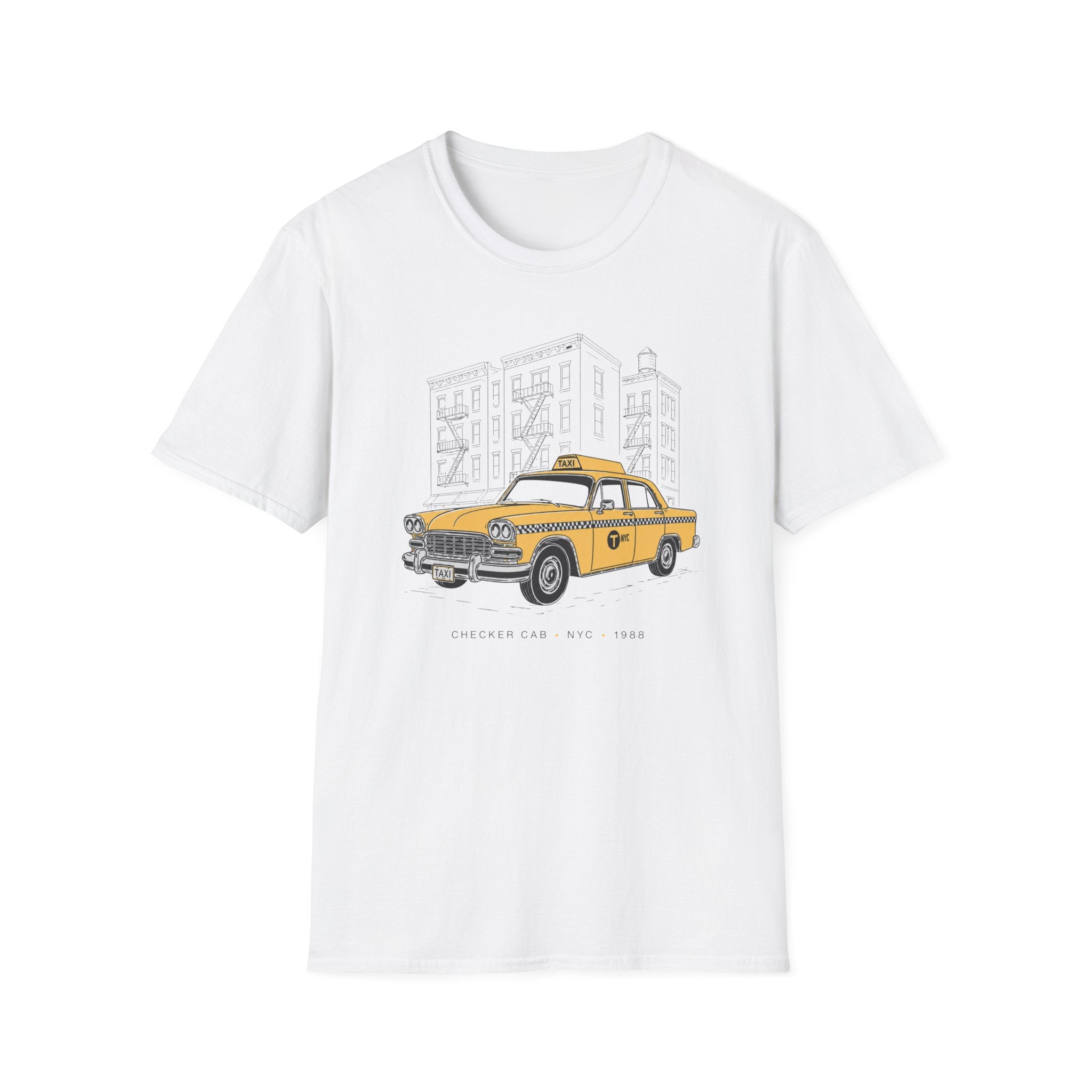Checkered Cab NYC Taxi T-Shirt