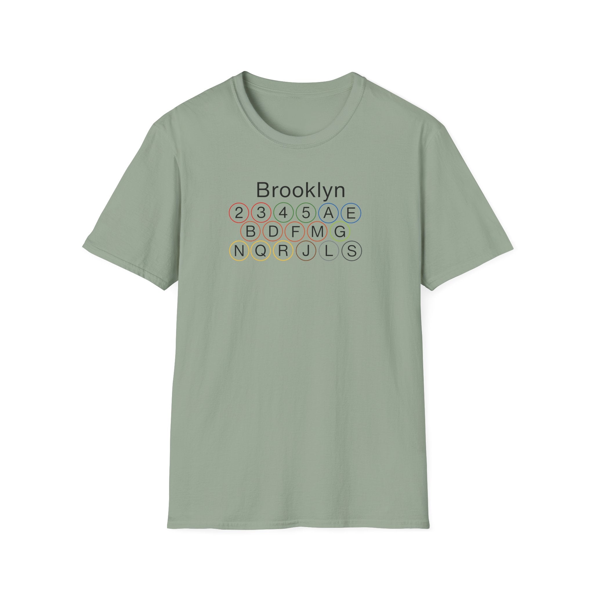 Brooklyn NYC Subway Lines T-Shirt