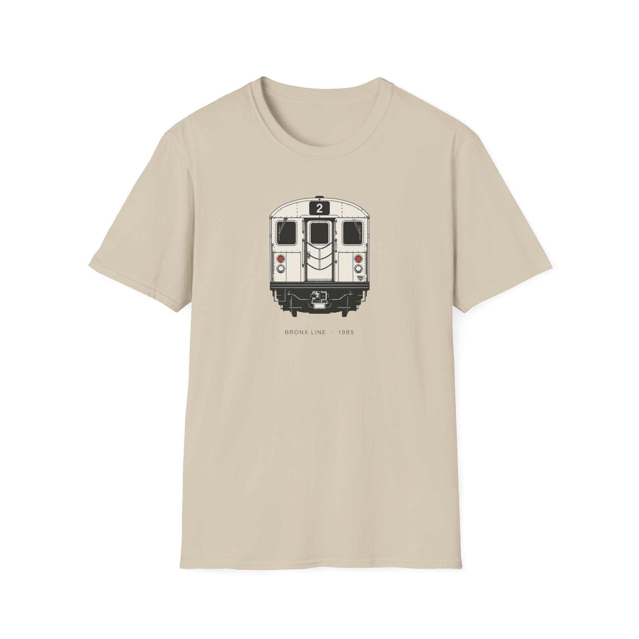 Bronx Line NYC 2 Subway Train T-Shirt