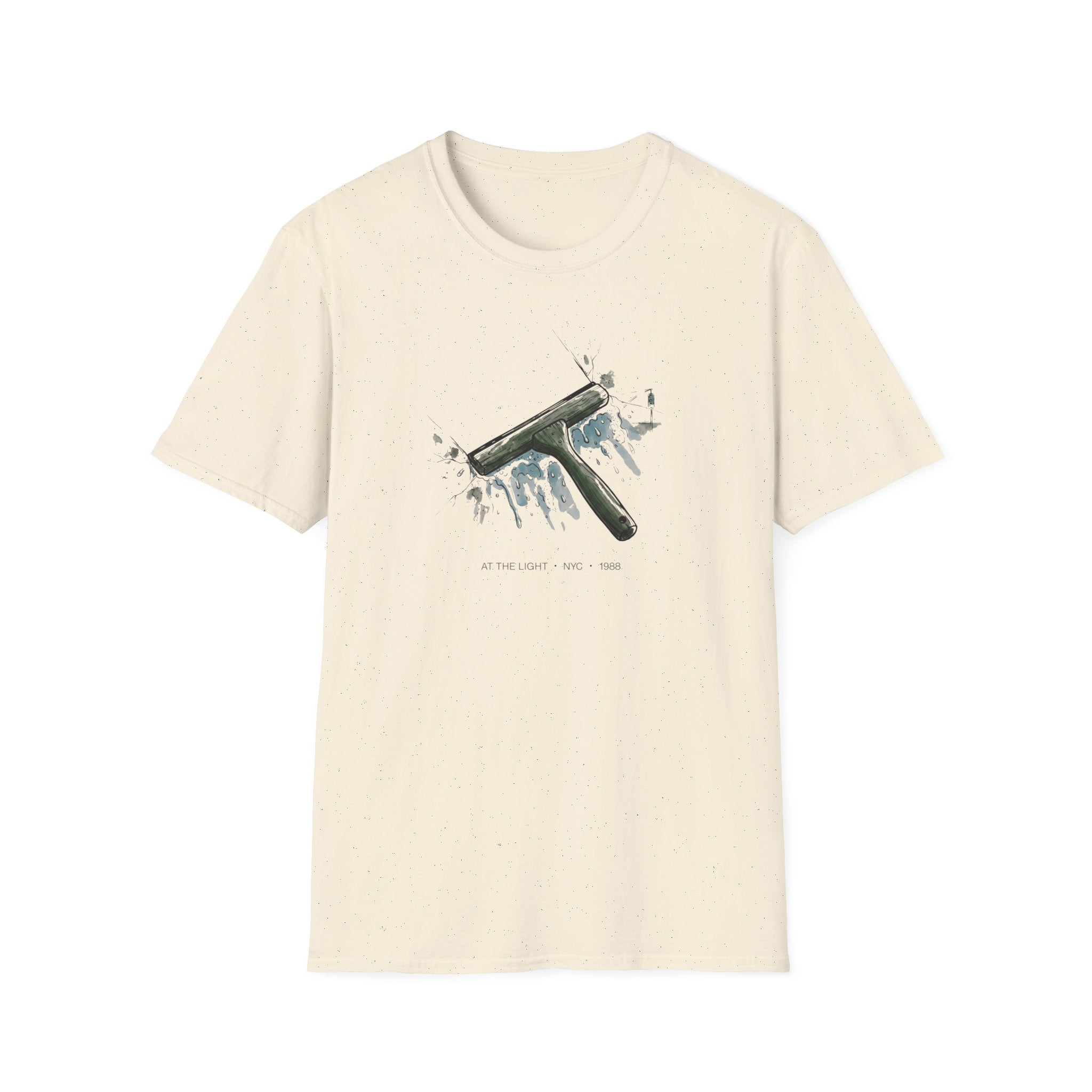 At the Light NYC Windshield Cleaning Squeegee T-Shirt
