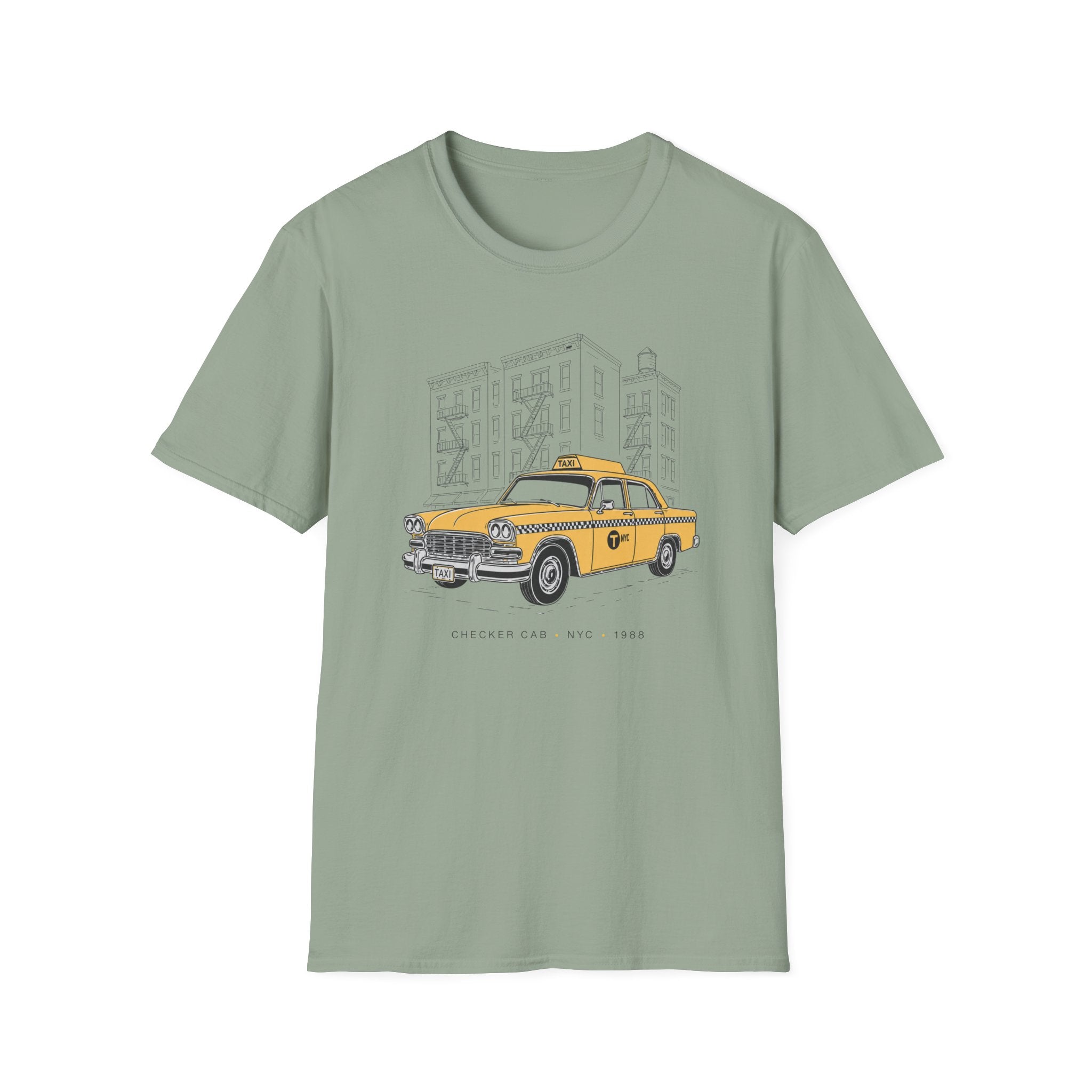 Checkered Cab NYC Taxi T-Shirt