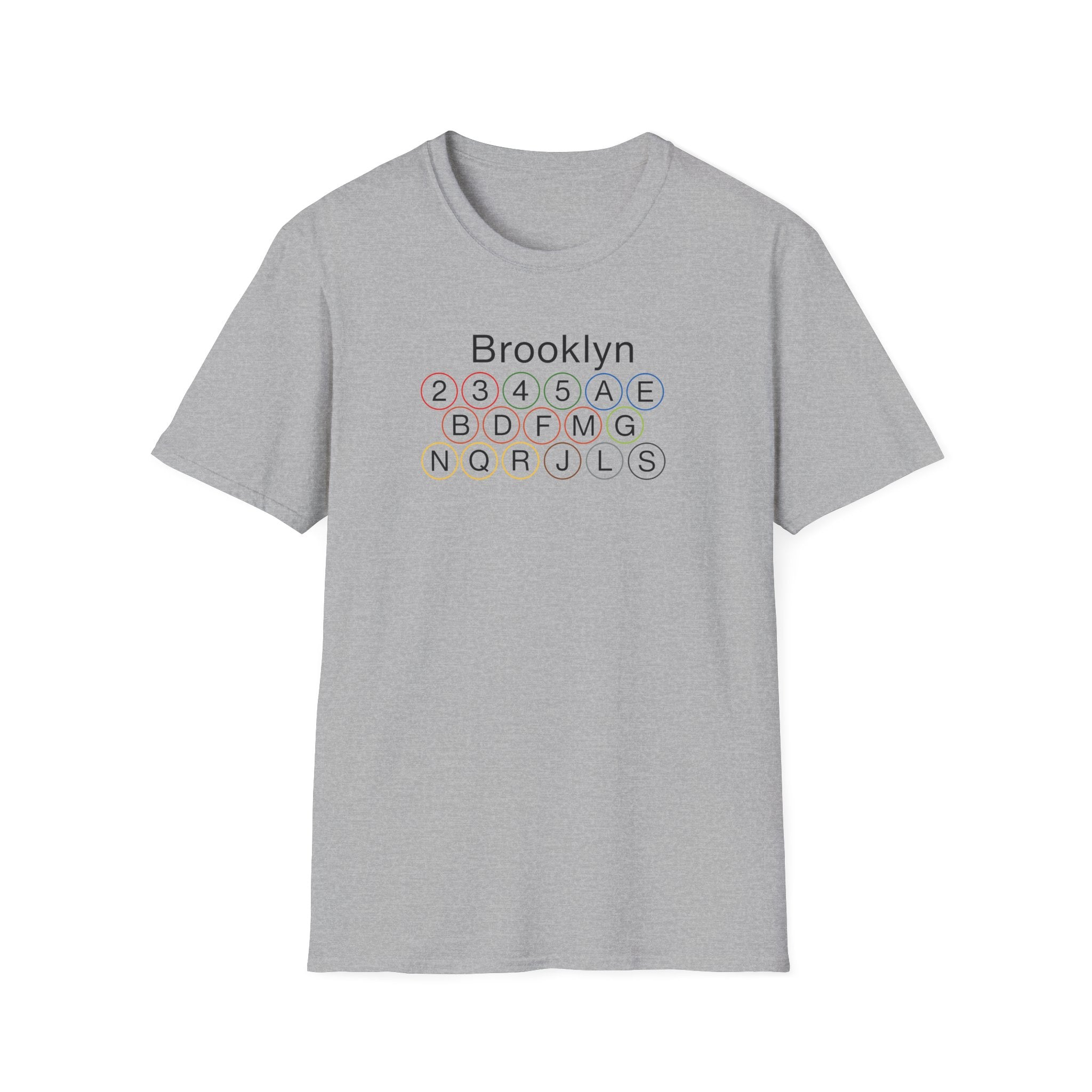 Brooklyn NYC Subway Lines T-Shirt