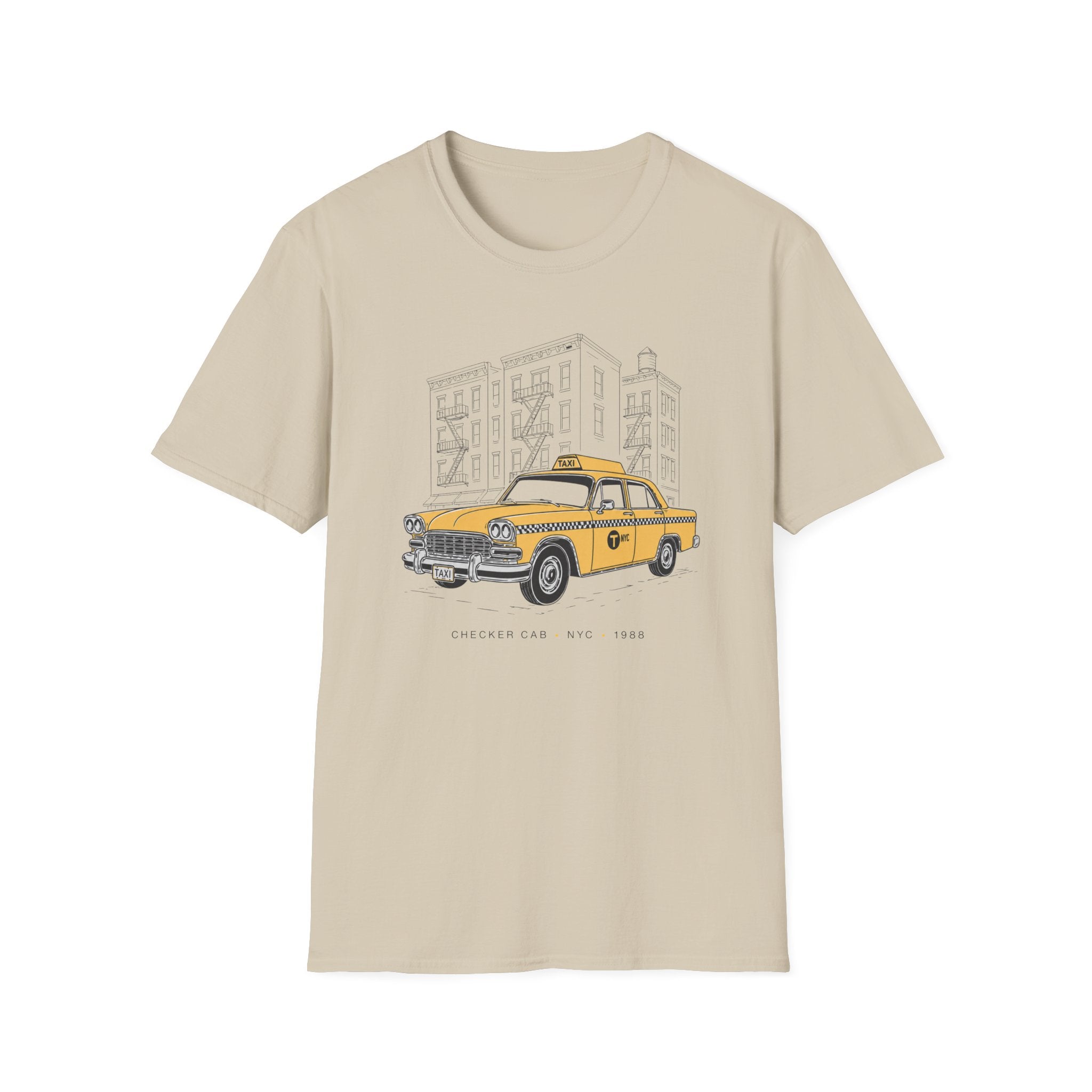 Checkered Cab NYC Taxi T-Shirt
