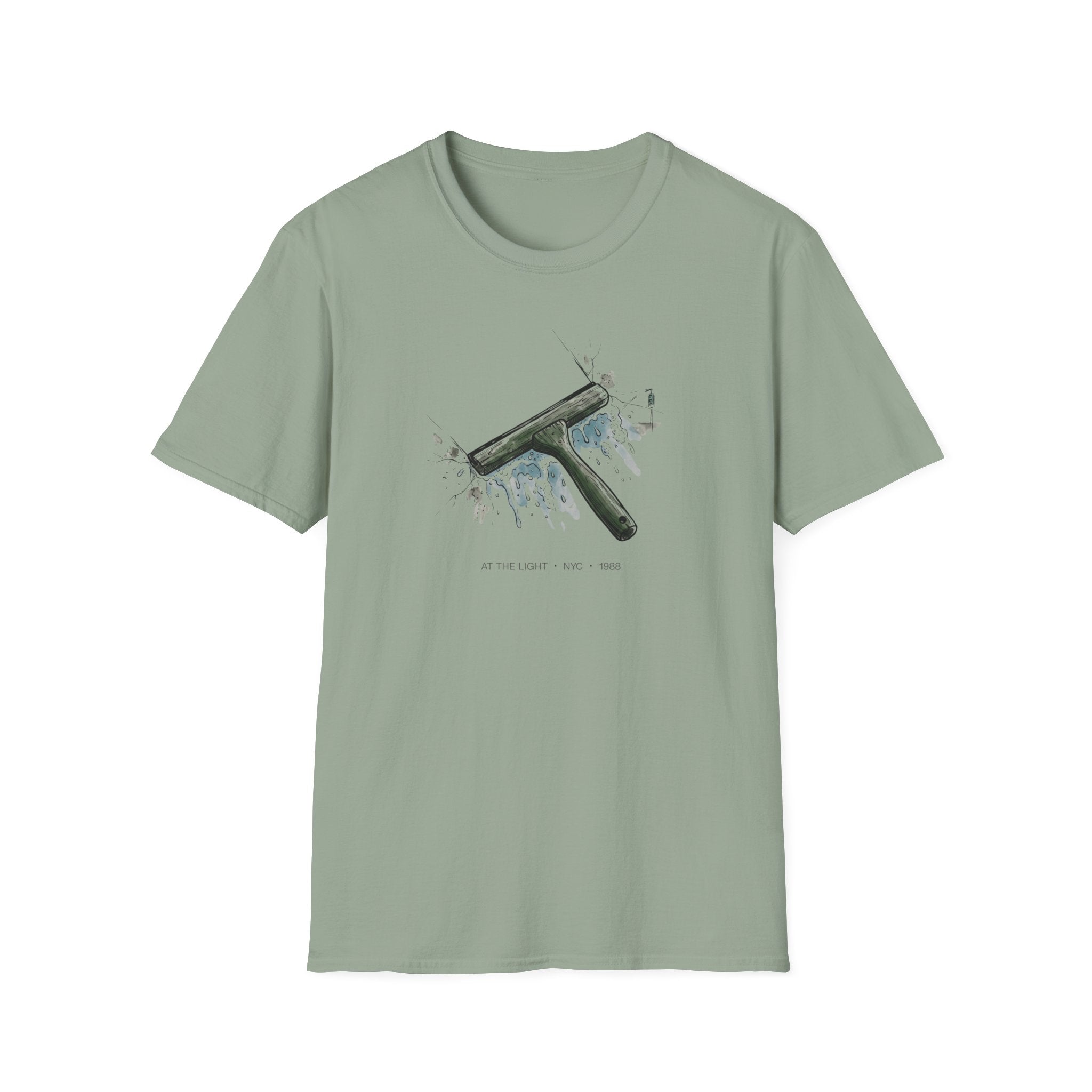 At the Light NYC Windshield Cleaning Squeegee T-Shirt