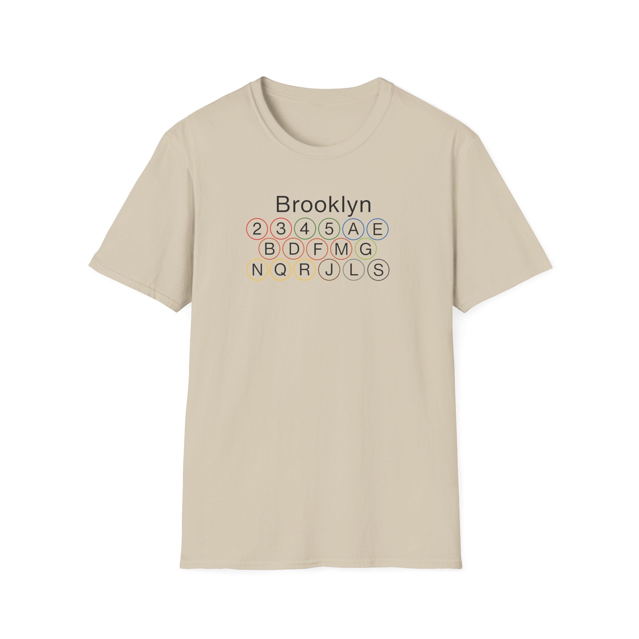 Brooklyn NYC Subway Lines T-Shirt