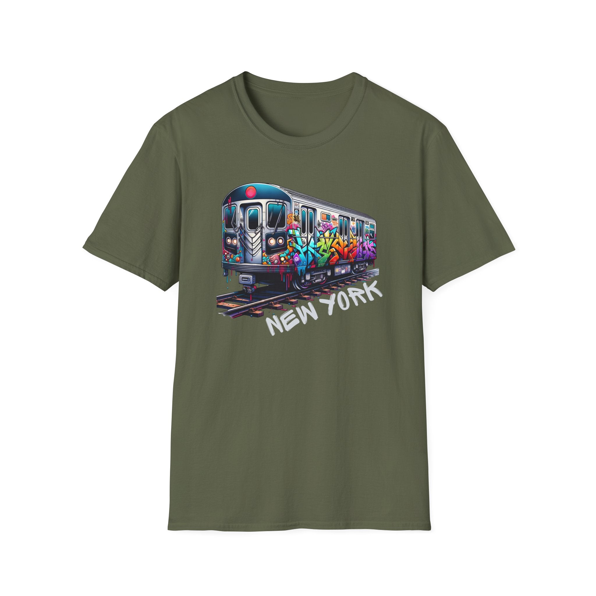 New York Graffiti Subway Car, NYC Train T-Shirt