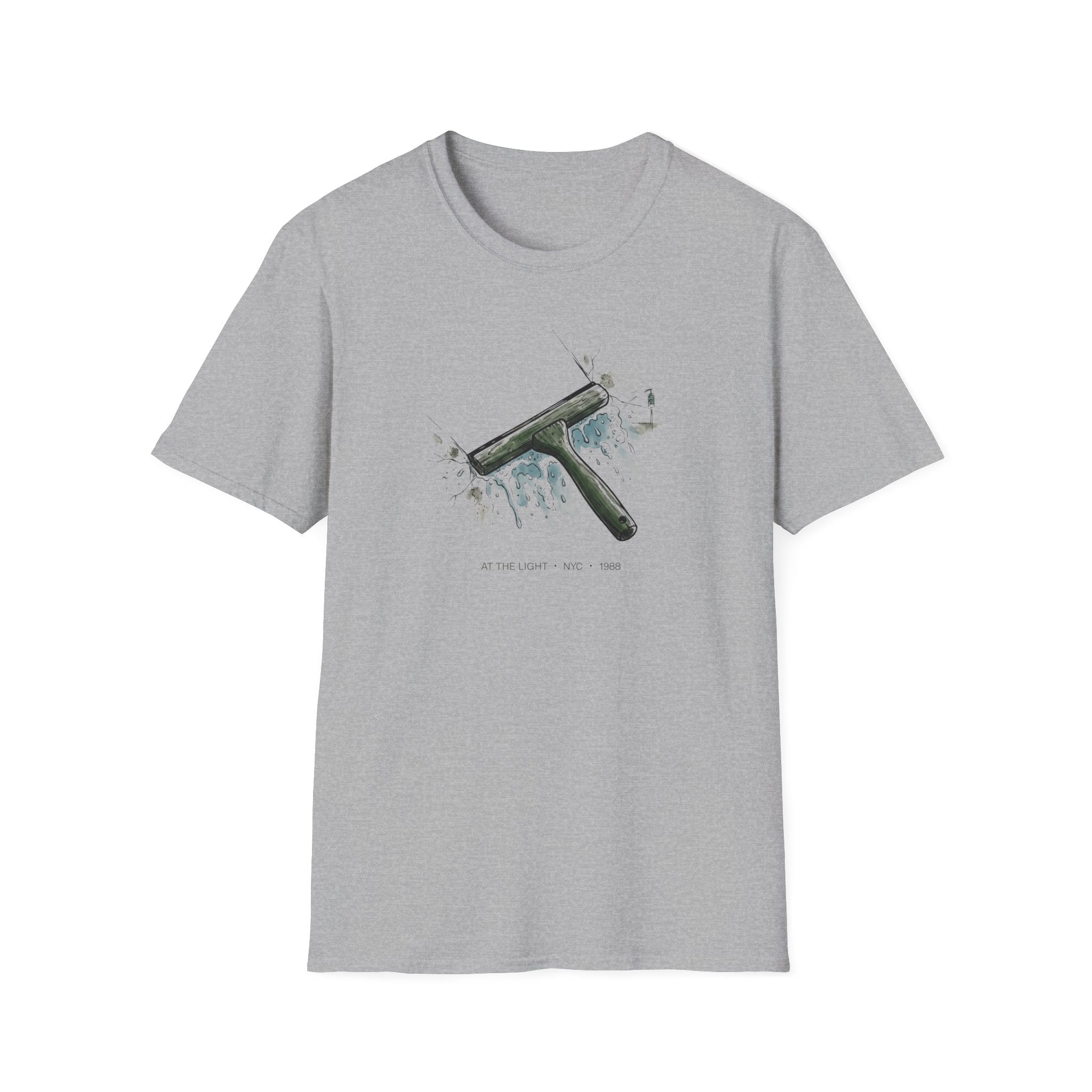 At the Light NYC Windshield Cleaning Squeegee T-Shirt