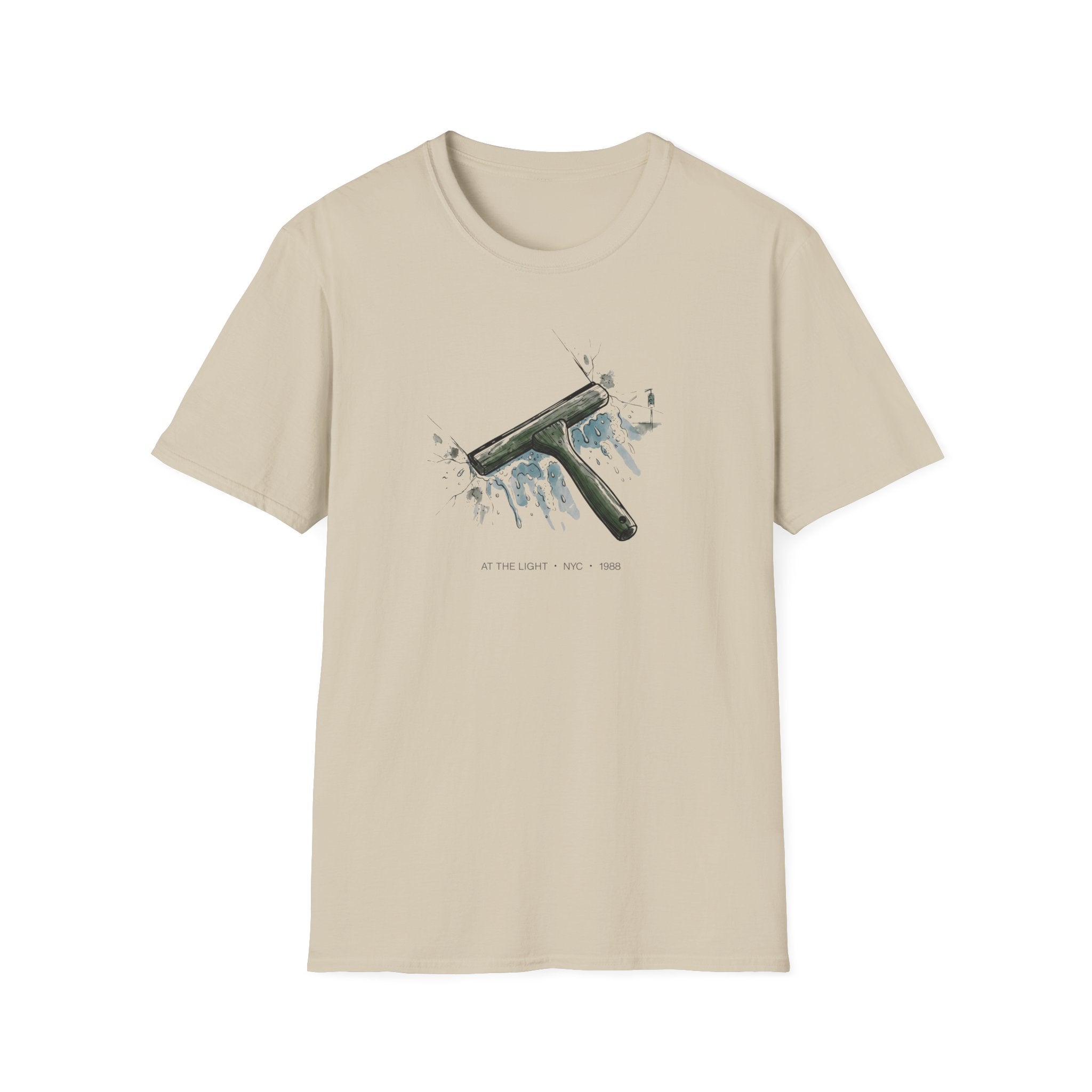 At the Light NYC Windshield Cleaning Squeegee T-Shirt