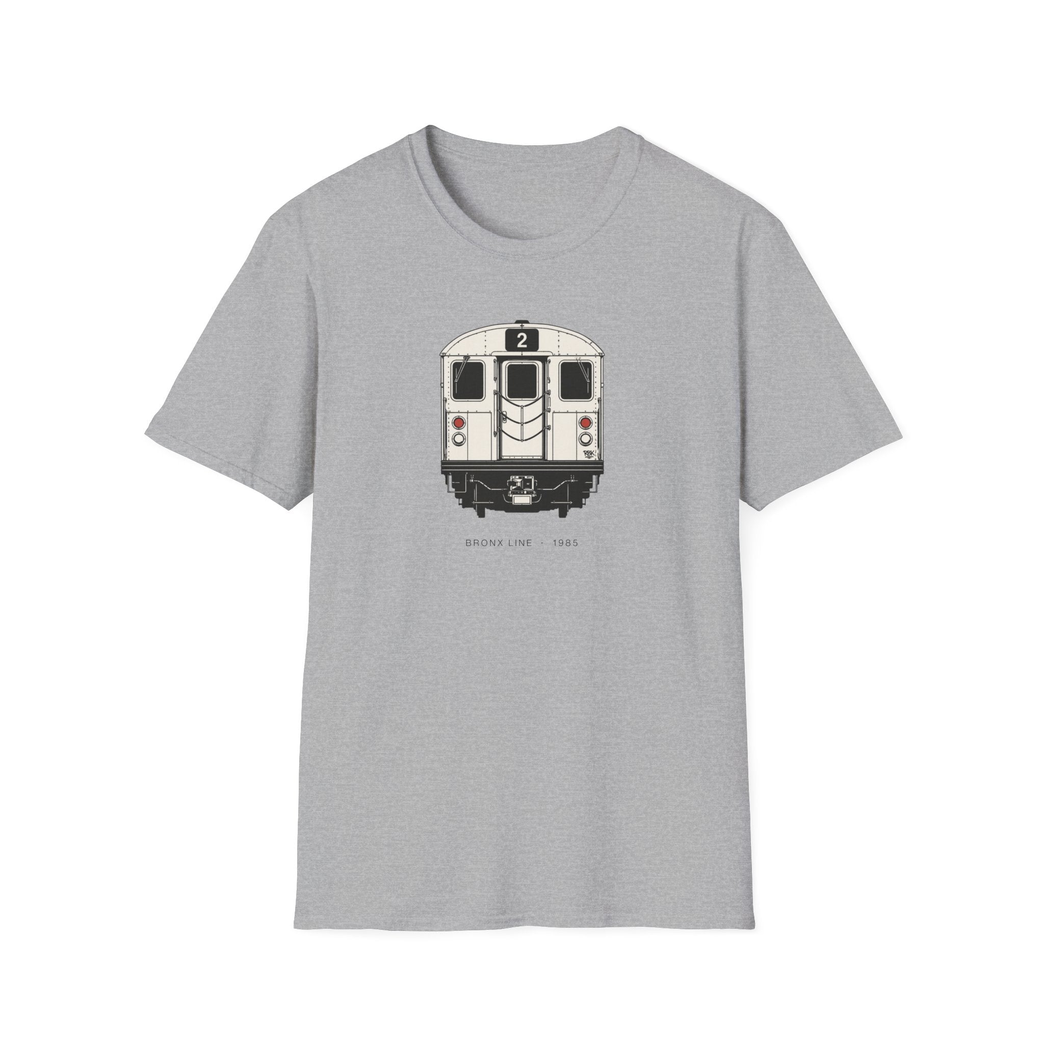 Bronx Line NYC 2 Subway Train T-Shirt