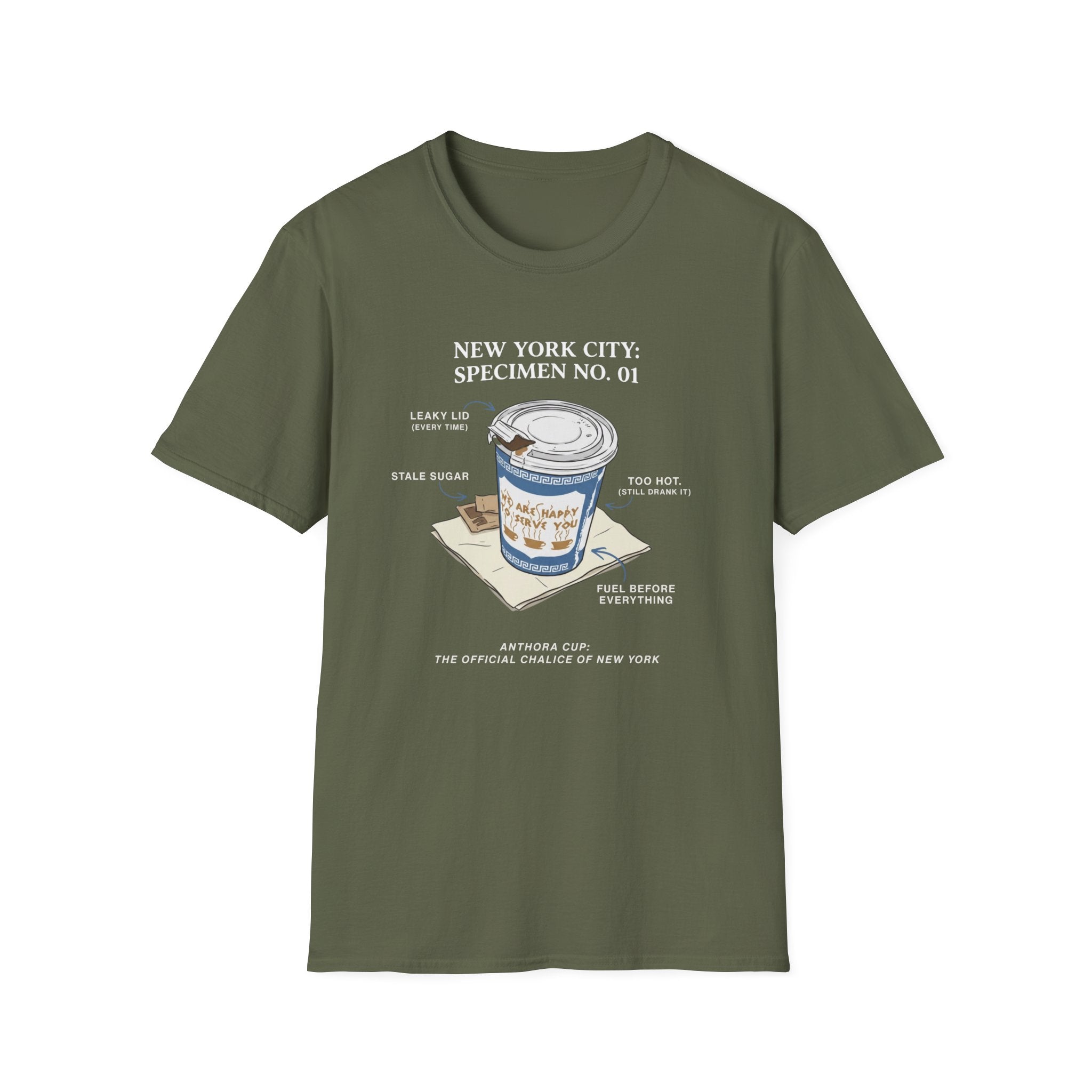 Anthora Coffee Cup - NYC Specimen 01 T-Shirt