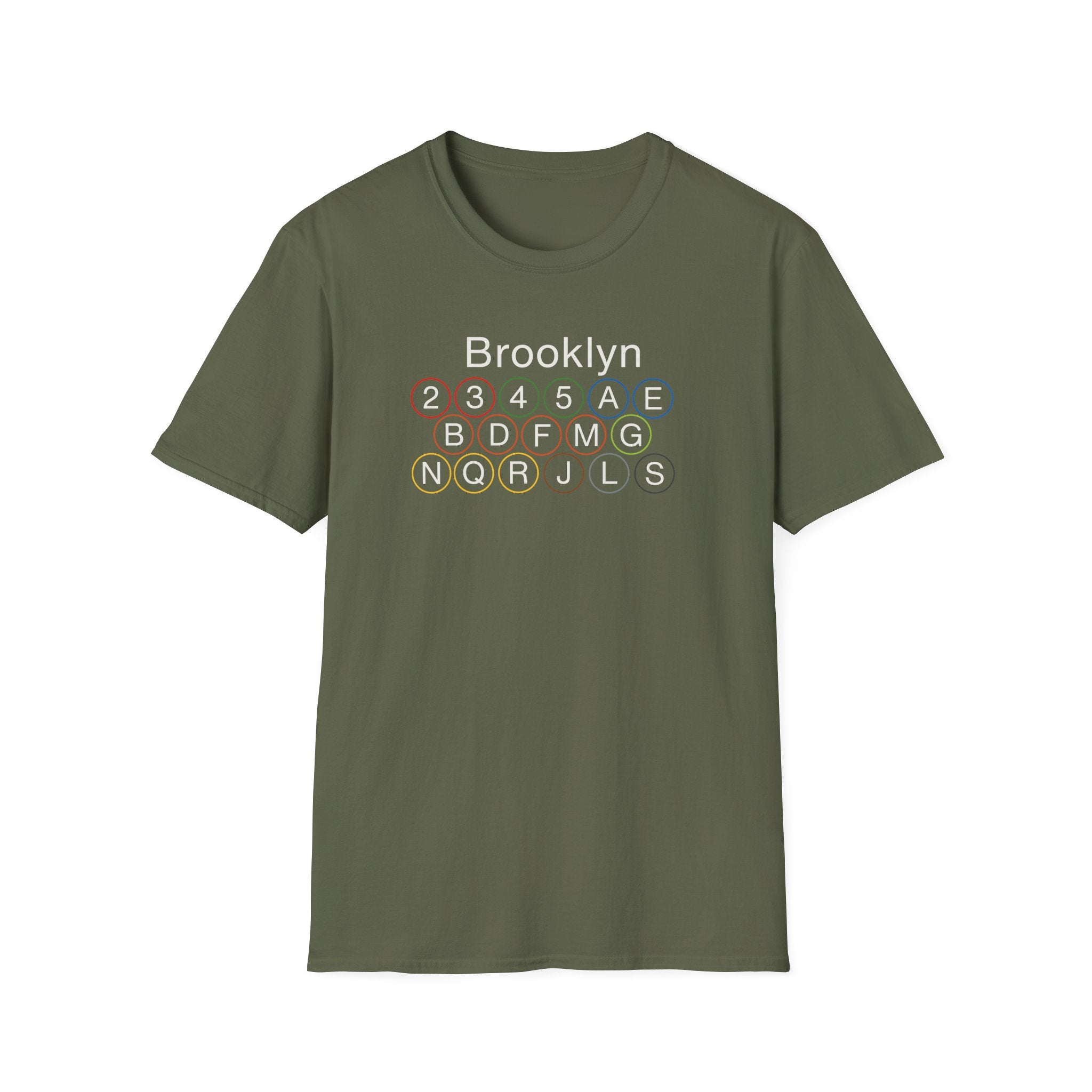 Brooklyn NYC Subway Lines T-Shirt