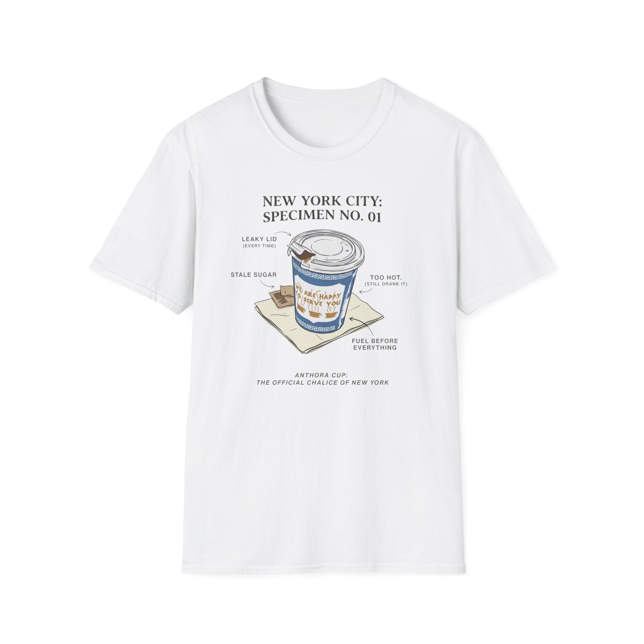 Anthora Coffee Cup - NYC Specimen 01 T-Shirt