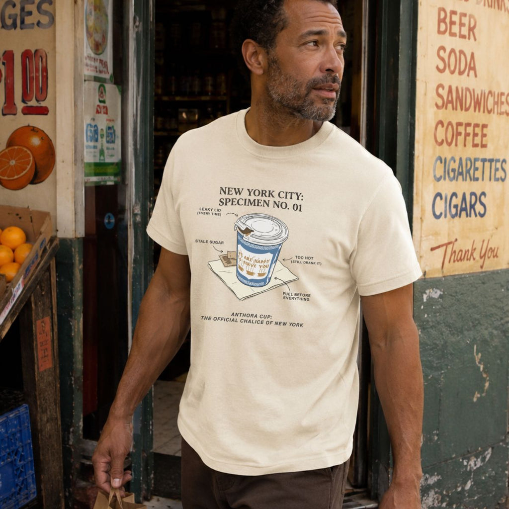 Anthora NYC Coffee Cup T-Shirt, Specimen 01