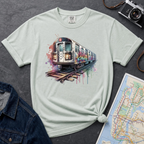 Graffiti Subway Car NYC Retro 80s Train Art Vintage Style T-Shirt