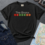 The Bronx Subway Lines NYC Classic Train Icon Vintage Style T-Shirt