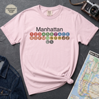 Manhattan Subway Lines NYC Classic Train Icon Vintage Style T-Shirt