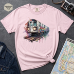 Graffiti Subway Car NYC Retro 80s Train Art Vintage Style T-Shirt