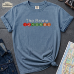 The Bronx Subway Lines NYC Classic Train Icon Vintage Style T-Shirt
