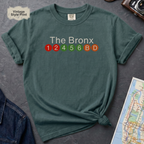 The Bronx Subway Lines NYC Classic Train Icon Vintage Style T-Shirt