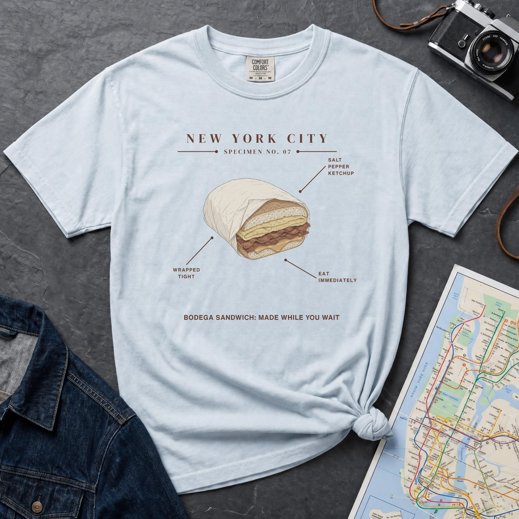 Bodega Sandwich - NYC Specimen 07 Vintage Style T-Shirt