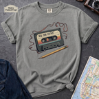 Old School NYC Mixtape Cassette and Pencil Vintage Style T-Shirt