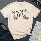 Retro Old School NYC Roller Skates and Boombox T-Shirt Vintage Style T-Shirt