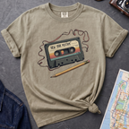 Old School NYC Mixtape Cassette and Pencil Vintage Style T-Shirt