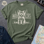 NYC Yorkie City Skyline Yorkshire Terrier T-Shirt