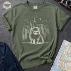 NYC Pomeranian City Skyline Dog Lover T-Shirt