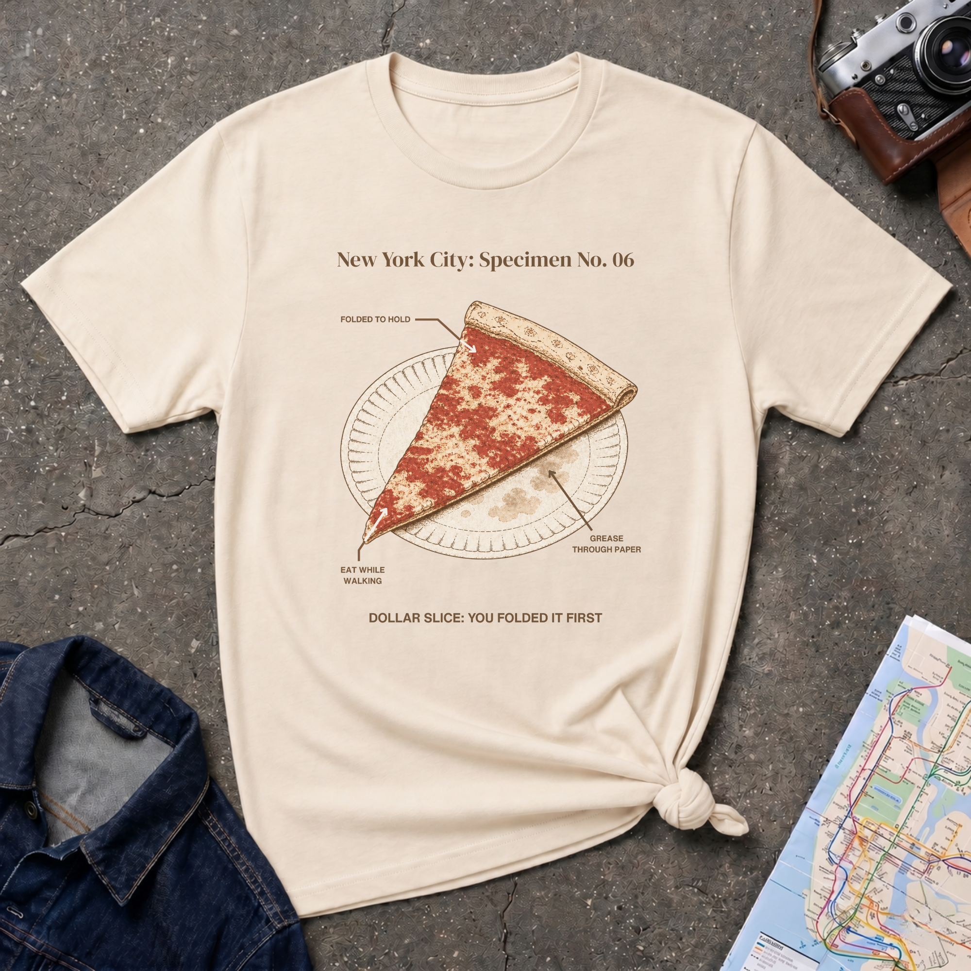 Dollar Pizza Slice - NYC Specimen 06 T-Shirt
