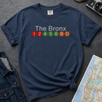 The Bronx Subway Lines NYC Classic Train Icon Vintage Style T-Shirt