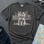 NYC Yorkie City Skyline Yorkshire Terrier T-Shirt