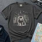 NYC Pomeranian City Skyline Dog Lover T-Shirt