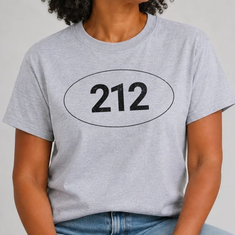 212 Area Code T-Shirt - Image 4